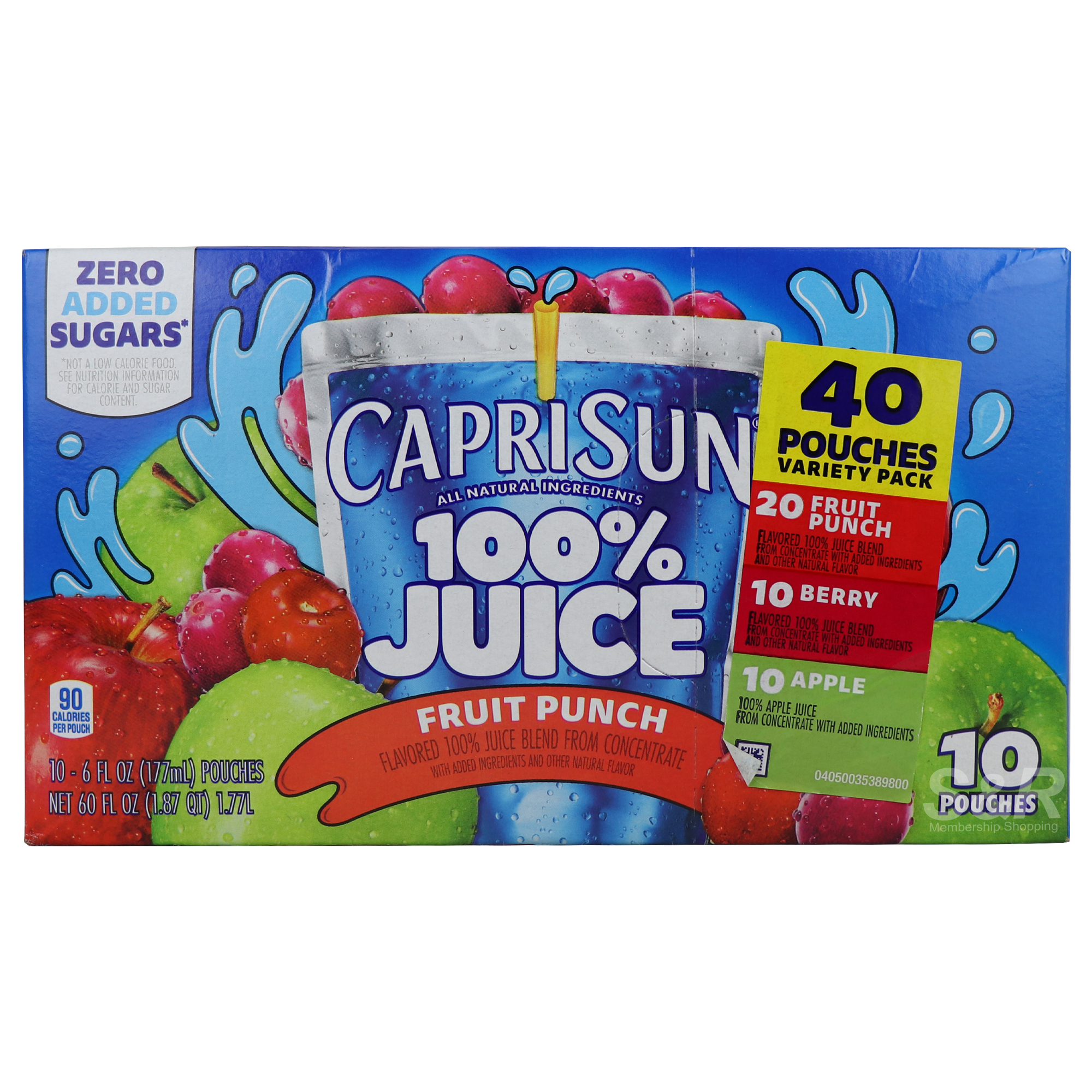 Caprisun 100% Fruit Juice 10pouches